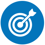 bullseye with arrow icon